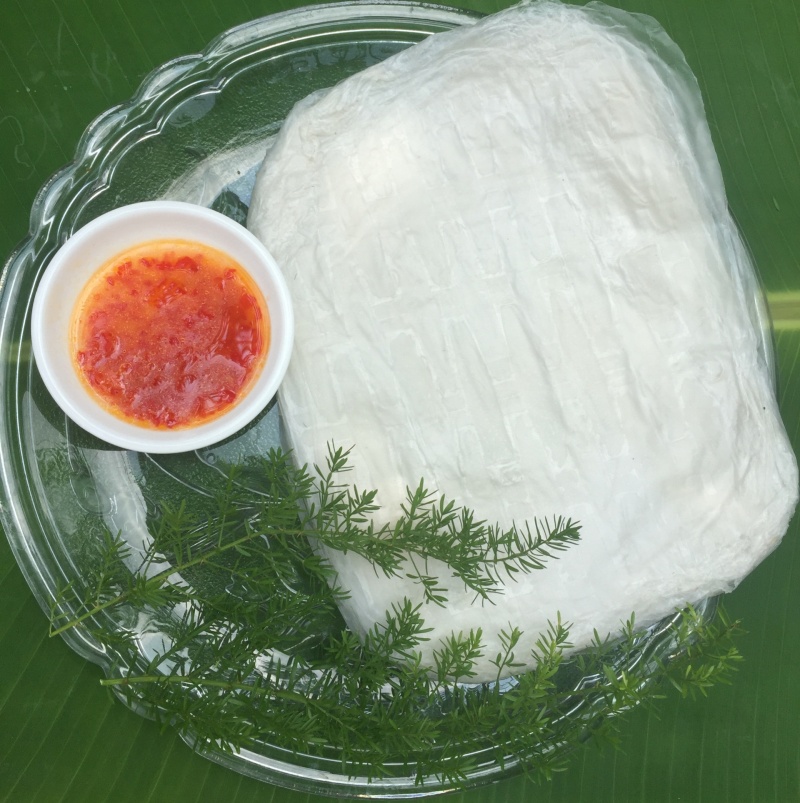 Bánh tráng phơi sương chấm