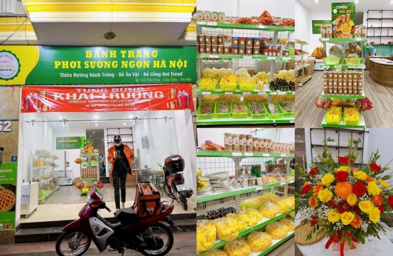 Bánh tráng phơi sương Hà Nội nhiều combo hấp dẫn