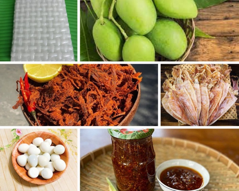 Nguyên liệu bánh tráng trộn Tây Ninh