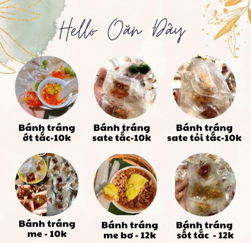 Mua bánh tráng phơi sương Đà Nẵng Hello Oăn Đây