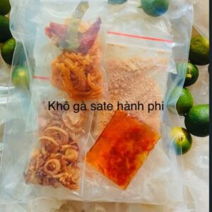 bánh tráng khô gà